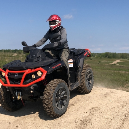 Défi de Quad VTT